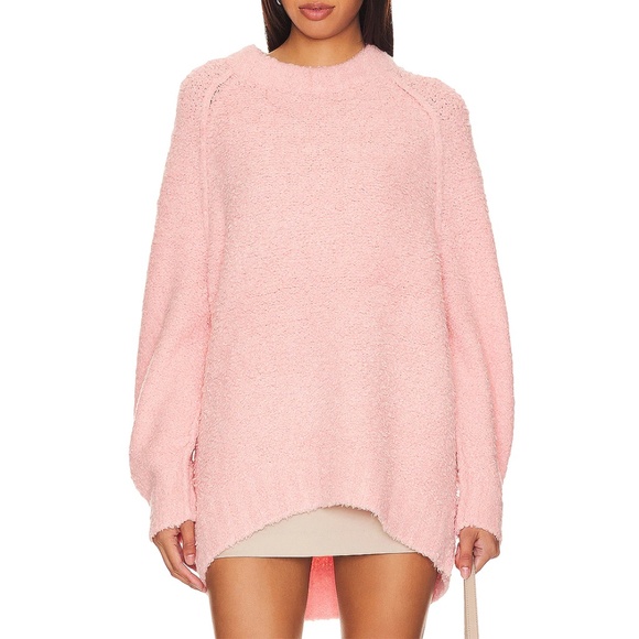 Free People Oversized Teddy Tunic Sweater - Picture 1 of 9